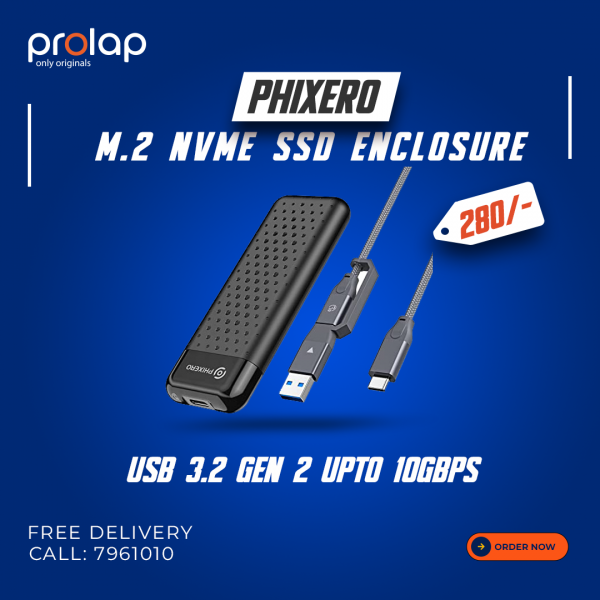 Phixero M.2 Nvme SSD Encloser